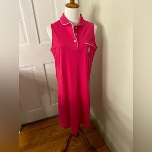 Ralph Lauren Hot Pink sleeveless dress. Small